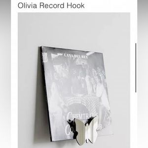 Urban Outfitters Olivia Butterfly Record Hook/Wall Mount